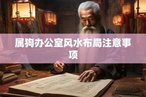 属狗办公室风水布局注意事项 属狗办公室风水布局注意事项