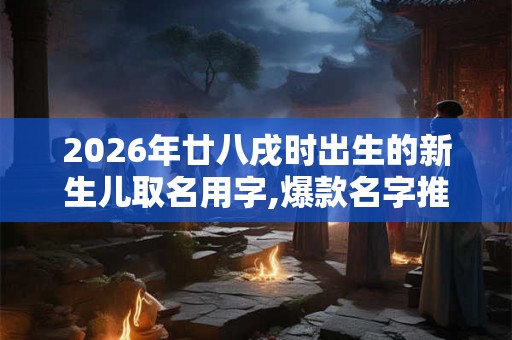 2026年廿八戌时出生的新生儿取名用字,爆款名字推荐