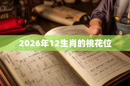 2026年12生肖的桃花位