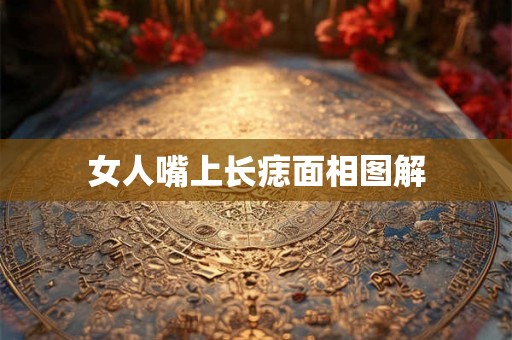 女人嘴上长痣面相图解 女人嘴上长痣面相图解