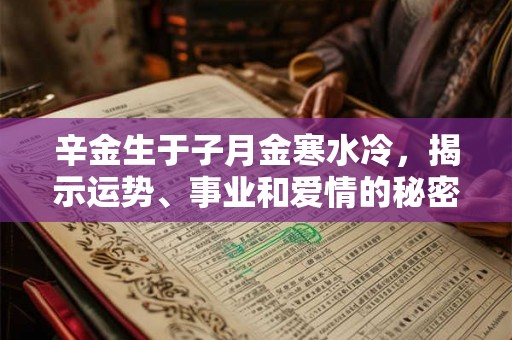 辛金生于子月金寒水冷,揭示运势、事业和爱情的秘密 辛金生于子月金寒水冷,揭示运势、事业和爱情的秘密