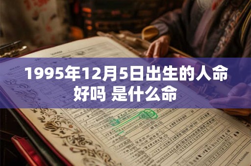 1995年12月5日出生的人命好吗 是什么命 1995年12月5日出生的人命好吗 是什么命