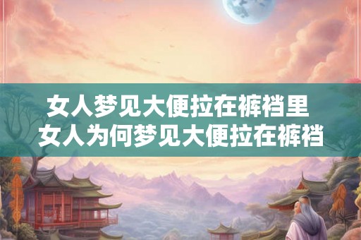 女人梦见大便拉在裤裆里 女人为何梦见大便拉在裤裆里