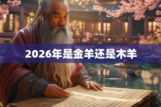 2026年是金羊还是木羊