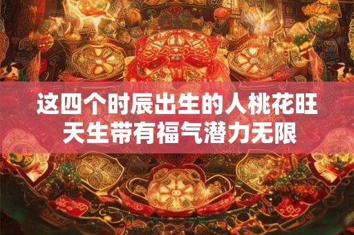 这四个时辰出生的人桃花旺 天生带有福气潜力无限