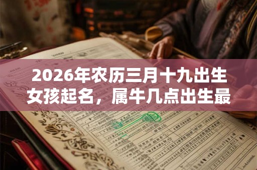 2026年农历三月十九出生女孩起名,属牛几点出生最好命运! 2026年农历三月十九出生女孩起名,属牛几点出生最好命运!