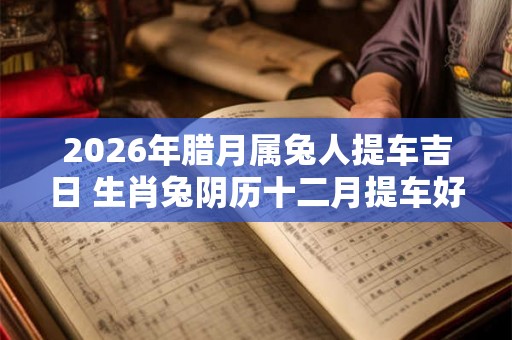 2026年腊月属兔人提车吉日 生肖兔阴历十二月提车好日子