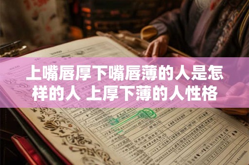 上嘴唇厚下嘴唇薄的人是怎样的人 上厚下薄的人性格如何 上嘴唇厚下嘴唇薄的人是怎样的人 上厚下薄的人性格如何