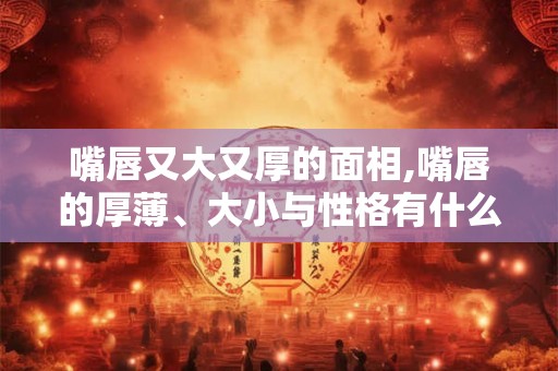 嘴唇又大又厚的面相,嘴唇的厚薄、大小与性格有什么关系？