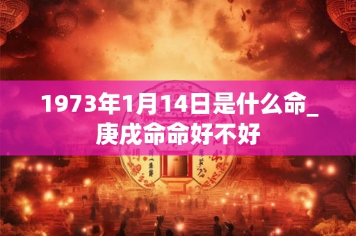1973年1月14日是什么命_庚戌命命好不好