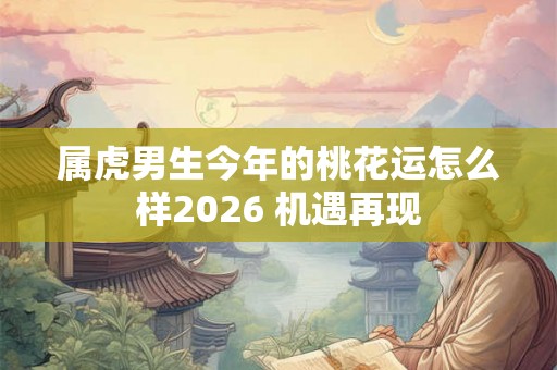 属虎男生今年的桃花运怎么样2026 机遇再现