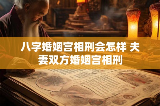 八字婚姻宫相刑会怎样 夫妻双方婚姻宫相刑 八字婚姻宫相刑会怎样 夫妻双方婚姻宫相刑