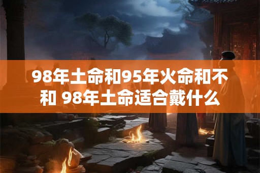 98年土命和95年火命和不和 98年土命适合戴什么 98年土命和95年火命和不和 98年土命适合戴什么