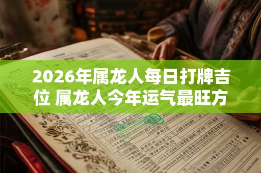 2026年属龙人每日打牌吉位 属龙人今年运气最旺方位在哪儿