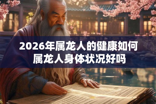 2026年属龙人的健康如何 属龙人身体状况好吗