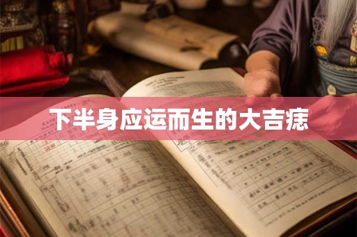 下半身应运而生的大吉痣