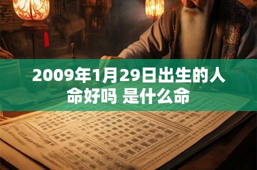 2009年1月29日出生的人命好吗 是什么命 2009年1月29日出生的人命好吗 是什么命