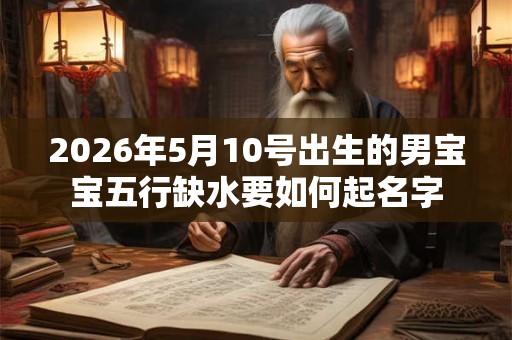 2026年5月10号出生的男宝宝五行缺水要如何起名字