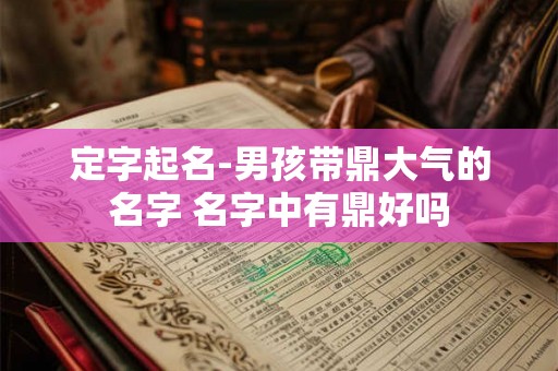 定字起名-男孩带鼎大气的名字 名字中有鼎好吗