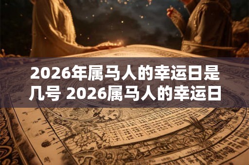 2026年属马人的幸运日是几号 2026属马人的幸运日是哪天