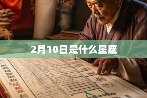 2月10日是什么星座