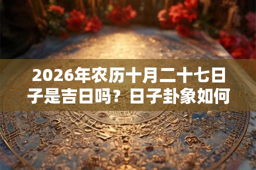 2026年农历十月二十七日子是吉日吗？日子卦象如何？