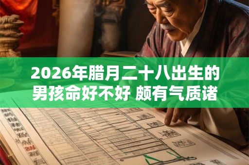 2026年腊月二十八出生的男孩命好不好 颇有气质诸事顺利 2026年腊月二十八出生的男孩命好不好 颇有气质诸事顺利