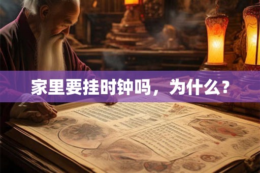 家里要挂时钟吗,为什么? 家里要挂时钟吗,为什么?