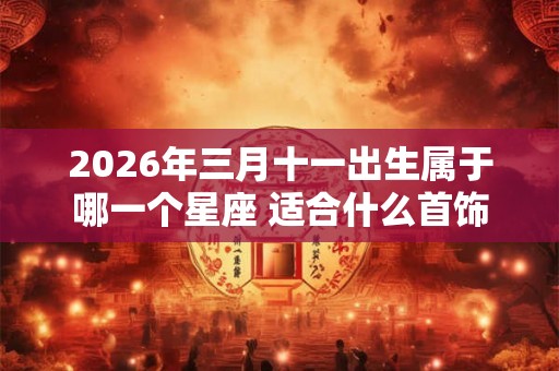 2026年三月十一出生属于哪一个星座 适合什么首饰 2026年三月十一出生属于哪一个星座 适合什么首饰