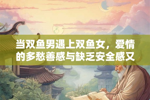 当双鱼男遇上双鱼女,爱情的多愁善感与缺乏安全感又将如何交织纠结? 当双鱼男遇上双鱼女,爱情的多愁善感与缺乏安全感又将如何交织纠结?