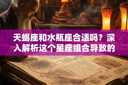 天蝎座和水瓶座合适吗？深入解析这个星座组合导致的情感结局