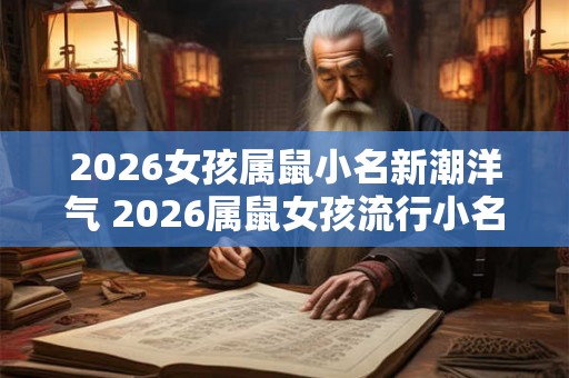 2026女孩属鼠小名新潮洋气 2026属鼠女孩流行小名大揭秘