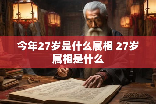 今年27岁是什么属相 27岁属相是什么