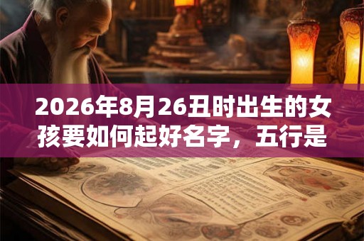 2026年8月26丑时出生的女孩要如何起好名字,五行是什么 2026年8月26丑时出生的女孩要如何起好名字,五行是什么