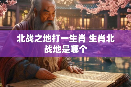 北战之地打一生肖 生肖北战地是哪个