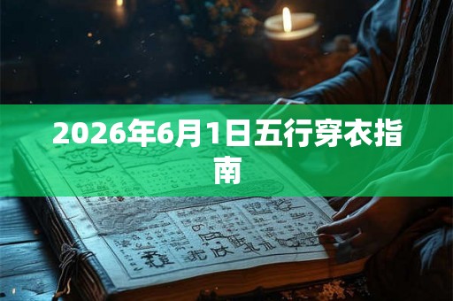 2026年6月1日五行穿衣指南 2026年6月1日五行穿衣指南
