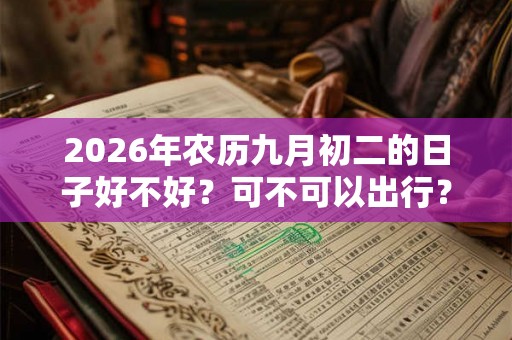 2026年农历九月初二的日子好不好?可不可以出行? 2026年农历九月初二的日子好不好?可不可以出行?