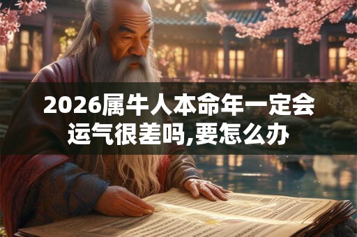 2026属牛人本命年一定会运气很差吗,要怎么办 2026属牛人本命年一定会运气很差吗,要怎么办