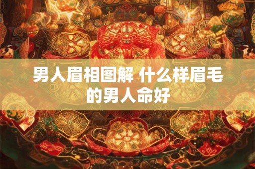 男人眉相图解 什么样眉毛的男人命好