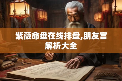 紫薇命盘在线排盘,朋友宫解析大全