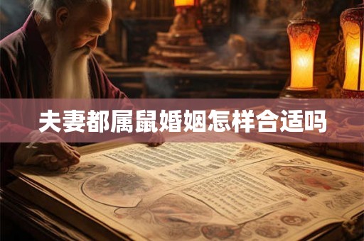 夫妻都属鼠婚姻怎样合适吗