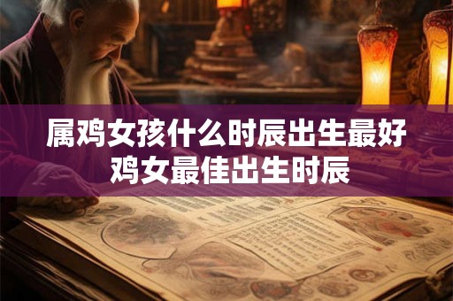 属鸡女孩什么时辰出生最好 鸡女最佳出生时辰