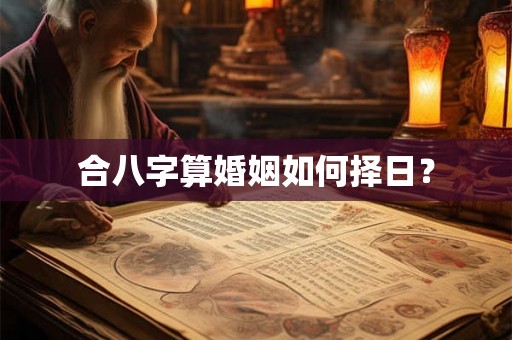 合八字算婚姻如何择日？