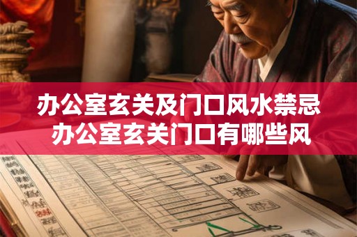 办公室玄关及门口风水禁忌 办公室玄关门口有哪些风水禁忌