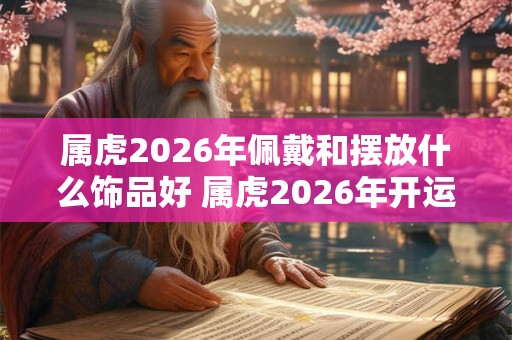 属虎2026年佩戴和摆放什么饰品好 属虎2026年开运吉祥物