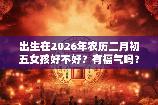 出生在2026年农历二月初五女孩好不好？有福气吗？