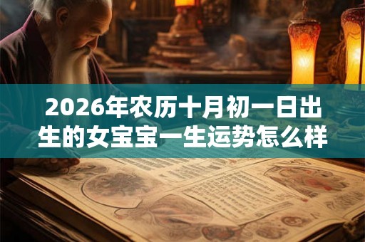 2026年农历十月初一日出生的女宝宝一生运势怎么样