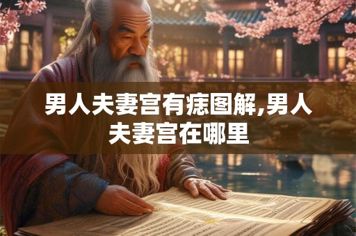 男人夫妻宫有痣图解,男人夫妻宫在哪里