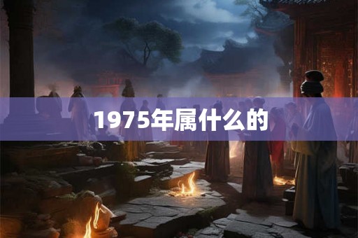 1975年属什么的