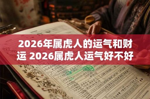 2026年属虎人的运气和财运 2026属虎人运气好不好 2026年属虎人的运气和财运 2026属虎人运气好不好